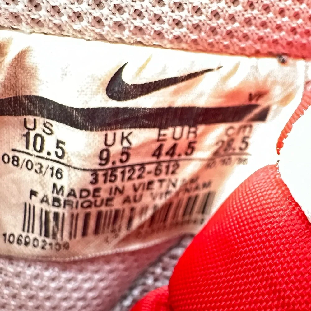 Nike Air Force 1 '07 University Red Suede Shoes Men’s Sz 10.5‎